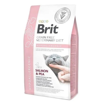 Brit VD Cat Hypoallergenic 2 кг сухий корм для кішок з лососем