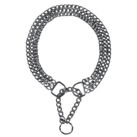 Ошейник Trixie Semi-Choke Chain для собак трехрядный хромированный, 50 см (2266)
