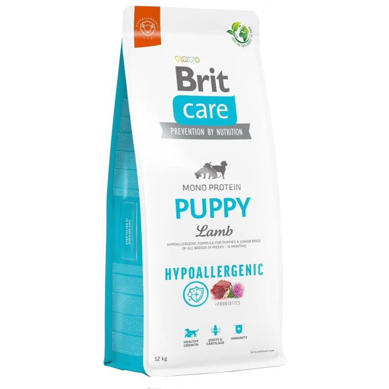 Brit Care Dog Hypoallergenic Puppy 12 кг сухий корм для цуценят з ягням