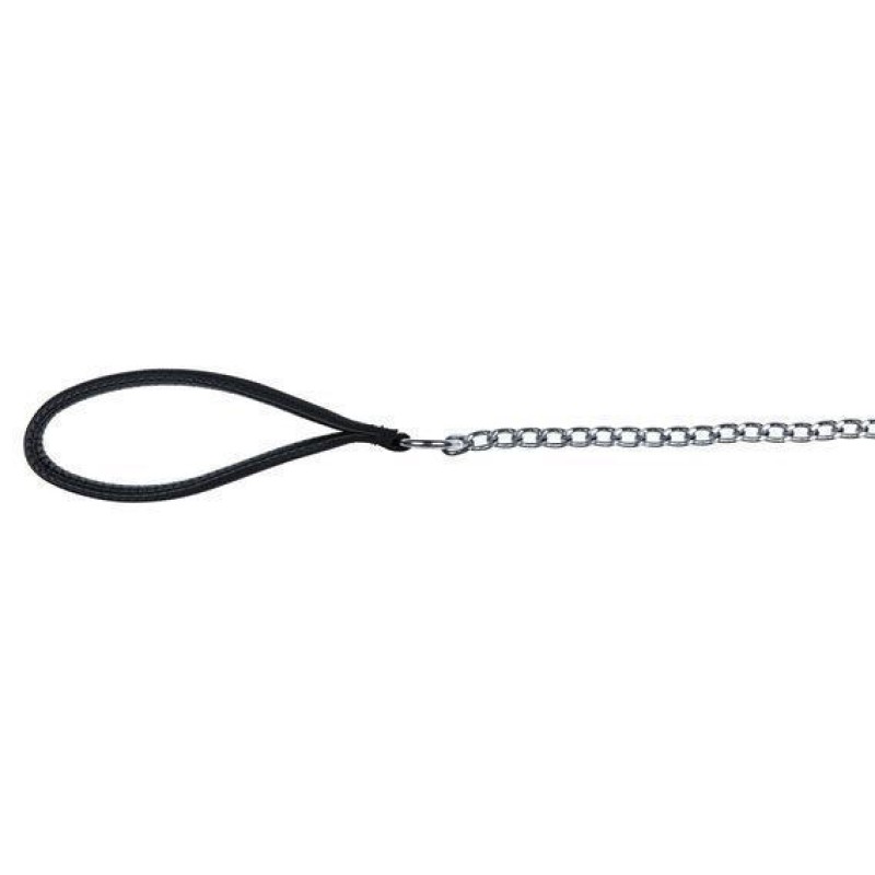Повідець-ланцюжок Trixie Chain Leash для собак з нейлоновою ручкою 4 мм, 1 м