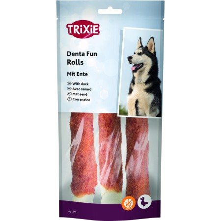 Лакомство Trixie Chewing Rolls with Duck для собак с уткой, 140 г