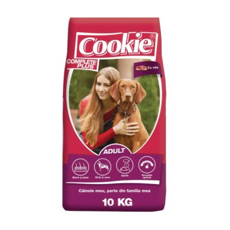 Сухой корм для собак всех пород Cookie with Beef с говядиной 10 кг