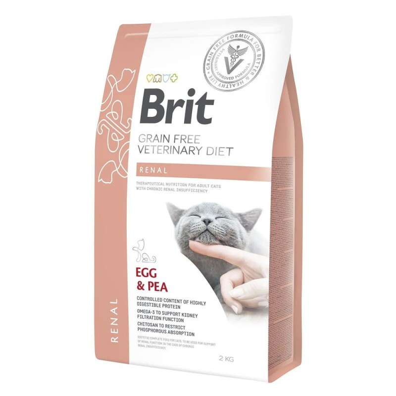 Brit VD Cat Renal 2 кг сухий корм для котів