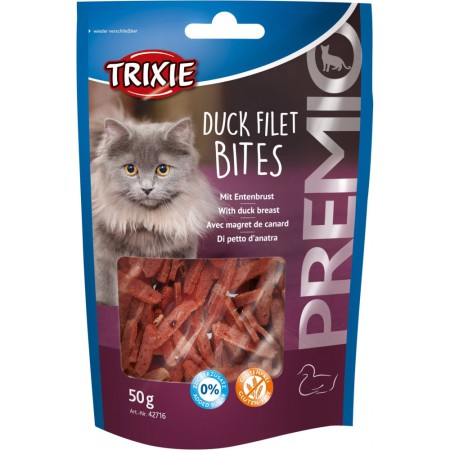 Лакомство Trixie Premio Duck Filet Bites для кошек с уткой, 50 г