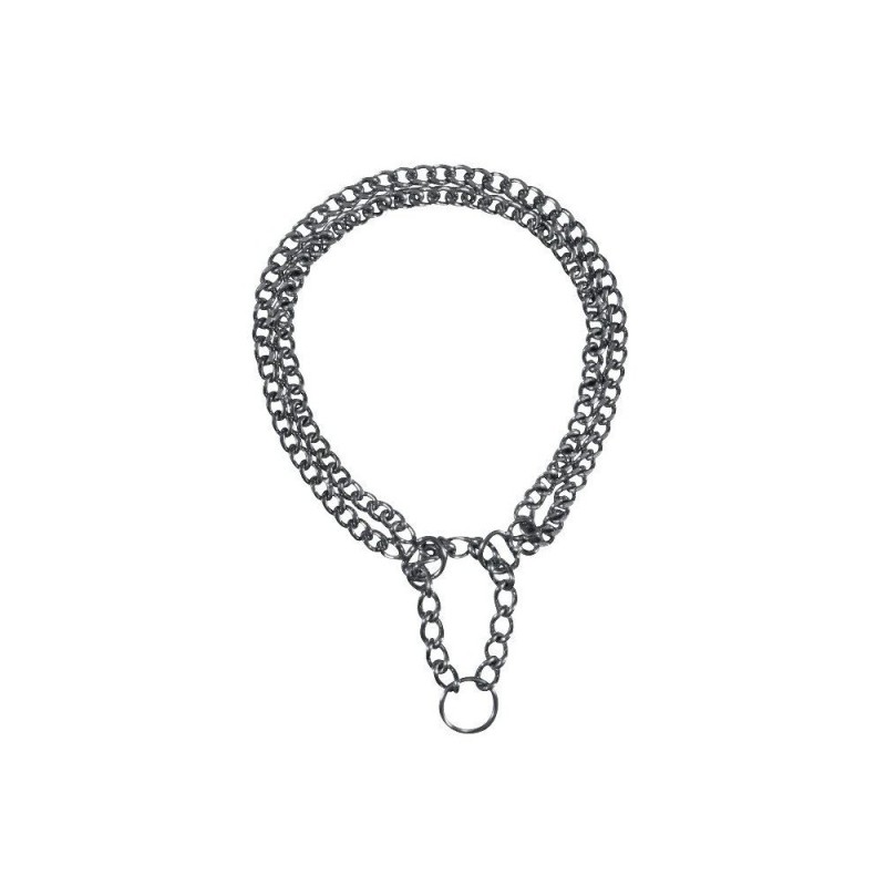 Ошейник Trixie Semi-Choke Chain для собак двухрядный хромированный, 50 см