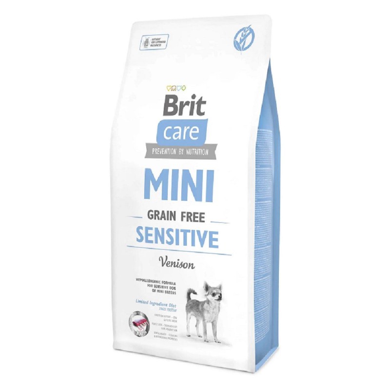 Brit Care Mini GF Sensitive 2 кг сухий корм для собак із олениною