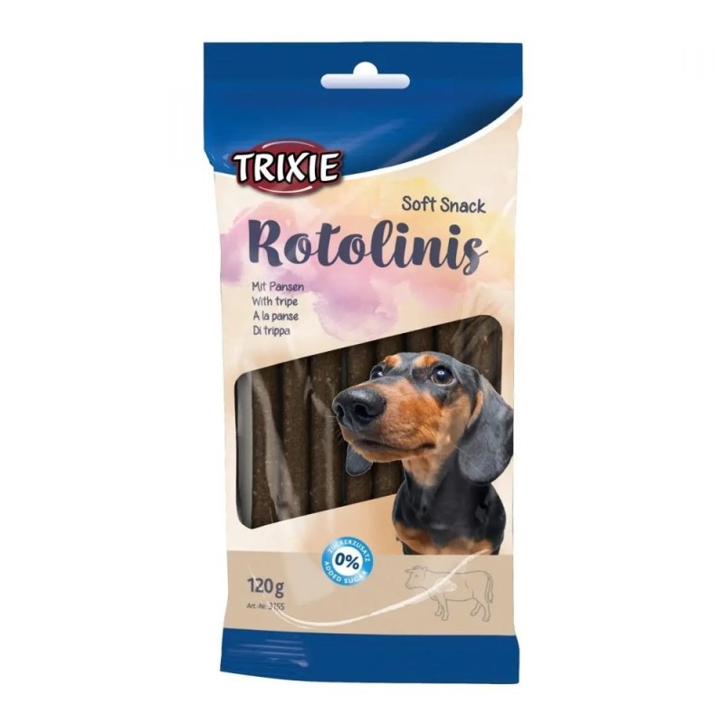 Ласощі для собак Trixie Rotolinis, рубець, 120 г (3155)