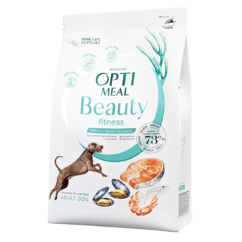 Optimeal Dog Beauty Fitness 1.5 кг сухий корм для собак підтримки здоров'я суглобів