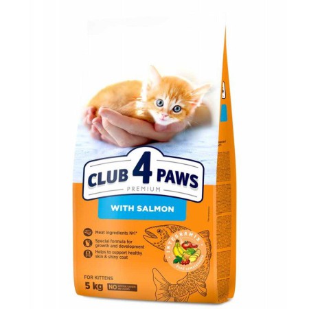 Клуб 4 Лапи Premium Kitten Salmon 5 кг сухий корм для кошенят з лососем