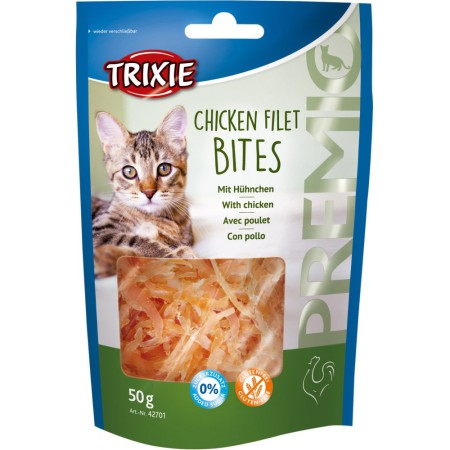 Лакомство Trixie Premio Chicken Filet Bites для кошек с курицей, 50 г