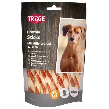 Лакомство Trixie Premio Fish Chicken Sticks для собак с курицей и рыбой, 80 г