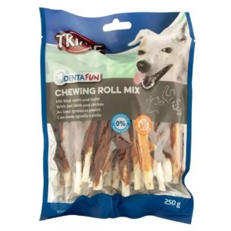 Лакомство для собак Trixie DENTAfun Палочки-ассорти для чистки зубов, 10 см, 250 г (31372)