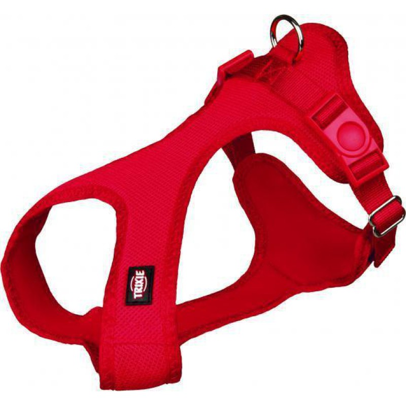 Шлейка Trixie Comfort Soft Touring Harness для собак нейлонова, 25-35 см червона (16243)