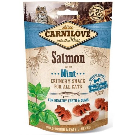 Лакомство для кошек Carnilove Cat Semi Moist Snack, лосось и мята 50 г (100410)