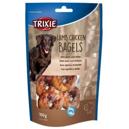 Лакомство для собак Trixie Premio Lamb Chicken Bagles, с курицей и ягненком 100 г (31707)