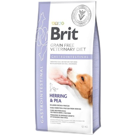 Brit VD Gastrointestinal Dog 12 кг сухий корм для собак з оселедцем, лососем та горохом