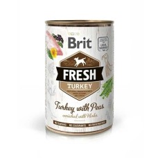 Brit Fresh Turkey Peas з індичкою та горошком 400 г