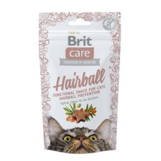 Brit Care Hairball Ласощі для виведення вовни зі шлунка котів 50 г
