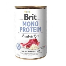 Brit Mono Protein Dog з ягням та рисом 400 г