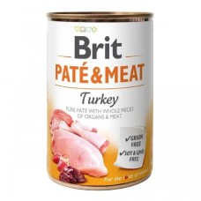 Brit Pate Meat Dog для собак паштет з індичкою 400 г