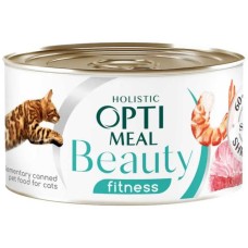 Optimeal Beauty Fitness с полосатым тунцом и креветками в соусе 70г