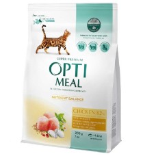 Optimeal Cat Chicken 200 г сухий корм для кішок з куркою