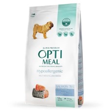 Optimeal Hypoallergenic Medium Large 12 кг сухий корм для собак середніх та великих порід з лососем
