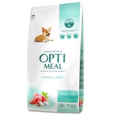 Optimeal Puppies 12 кг сухий корм для щенят з індичкою