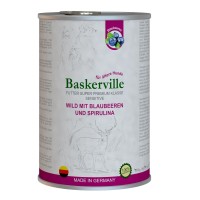Baskerville Sensitive Wild Mit Blaubeeren Оленіна з чорницею та спіруліною для собак 800 г