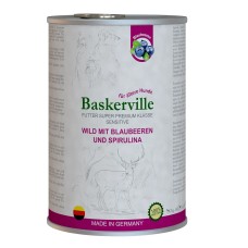 Baskerville Sensitive Wild Mit Blaubeeren Оленіна з чорницею та спіруліною для собак 800 г