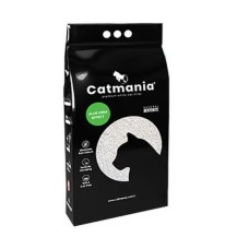 Бентонітовий наповнювач Catmania для кішок із запахом алое вера, зелені гранули, 10 л 8.5 кг