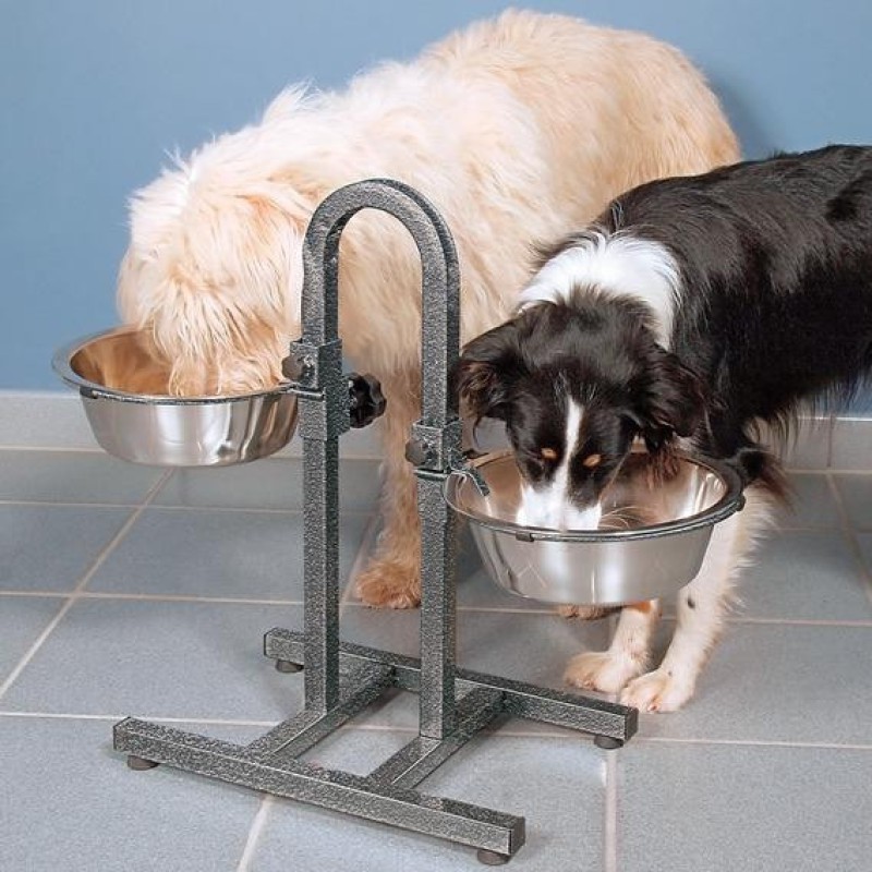 Подставка Trixie Dog Bar с двумя мисками для собак, 2.8 л