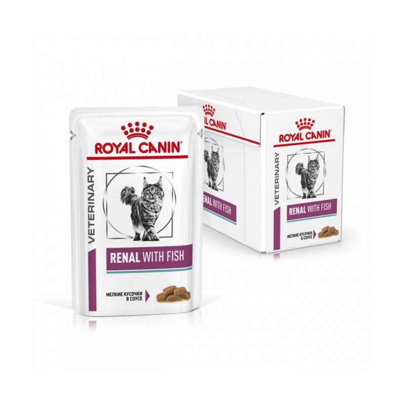 Royal Canin Renal Feline Fish Pouches 12х85 г для кішок з рибою