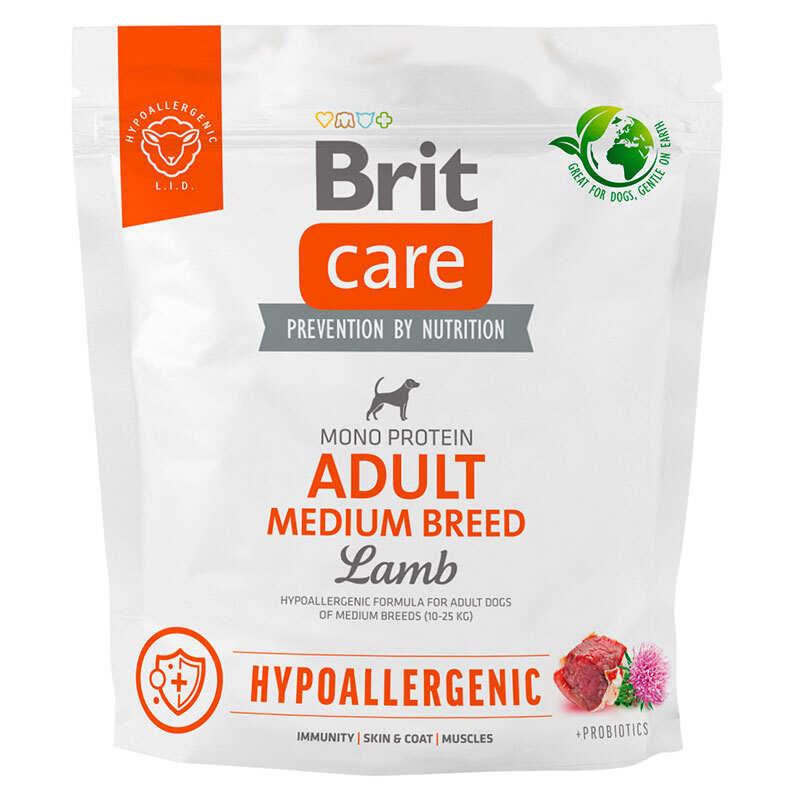 Brit Care Medium Hypoallergenic Breed Lamb 3 кг сухой корм для собак с ягненком