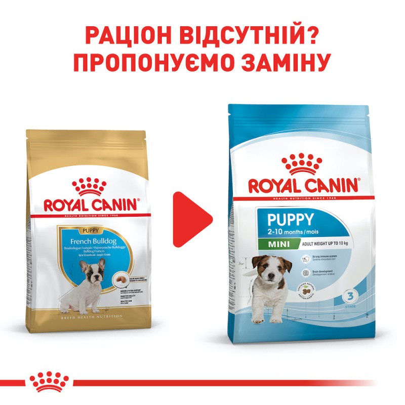 Royal Canin French Bulldog Puppy 1 кг сухий корм для цуценят