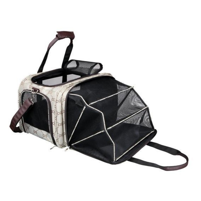 Сумка-переноска Trixie Maxima Carrier 33x32х54 см бежево-коричневая (28903)