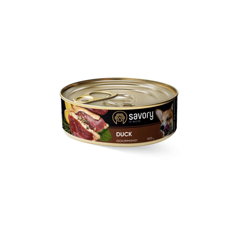 Savory Dog Gourmand Duck для собак з качкою 100 г