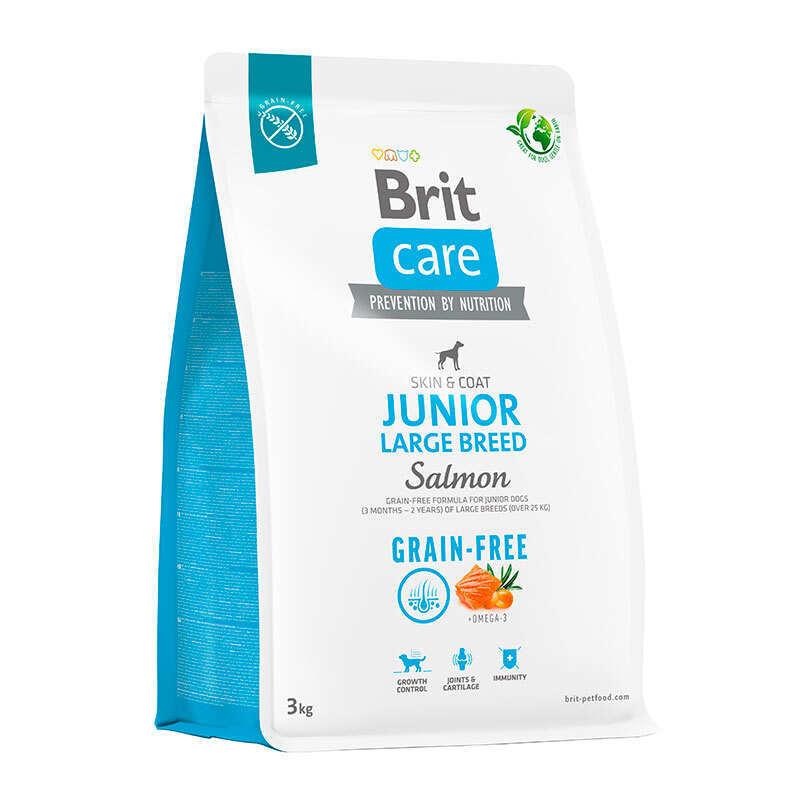 Brit Care GF Junior Large Breed Salmon та Potato 1 кг сухий корм для цуценят з лососем