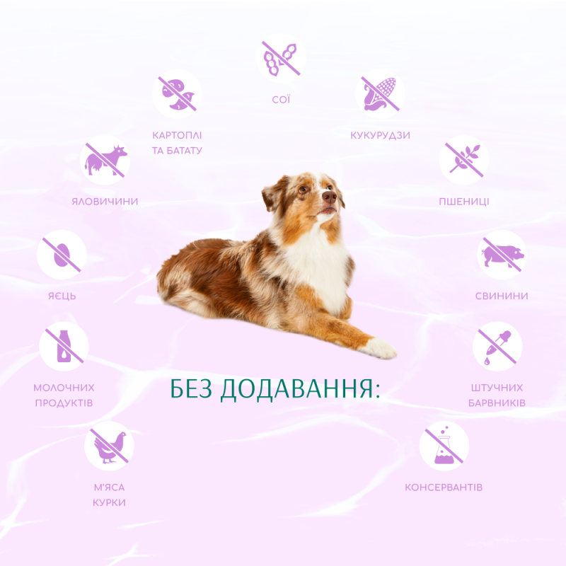 Optimeal Dog Beauty Harmony 4 кг сухий корм для собак заспокійливий ефект із морепродуктів