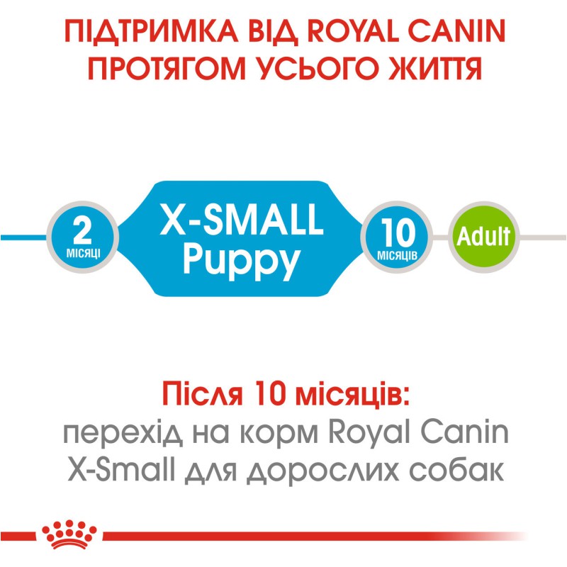Royal Canin Xsmall Puppy 1.5 кг сухой корм для щенков