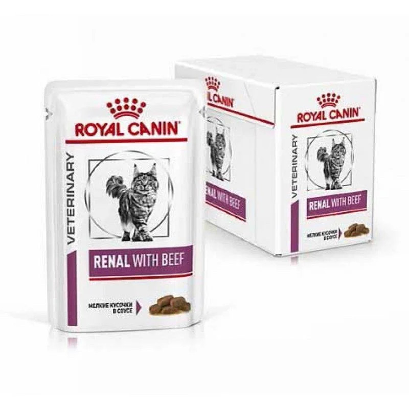 Royal Canin Renal Beef 12х85 г для кішок з яловичиною