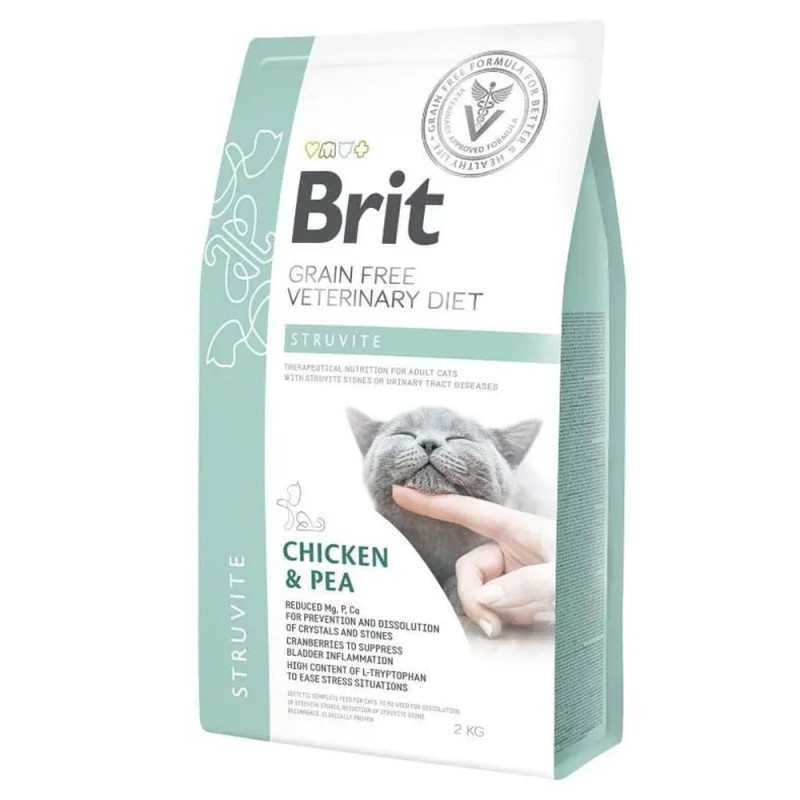 Brit VD Cat Struvite 400 г сухий корм для кішок з куркою
