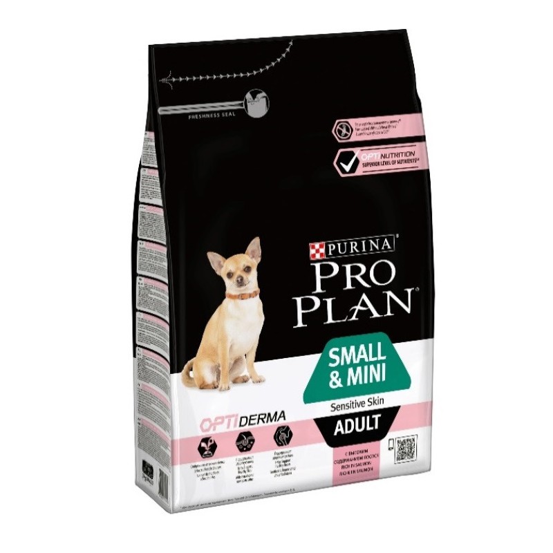 Purina Pro Plan Dog Adult Small & Mini Sensitive Skin для собак з лососем 7 кг