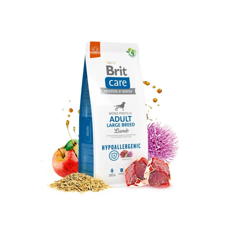 Brit Care Hypoallergenic Adult Large Breed 3 кг сухий корм з ягням для собак великих порід