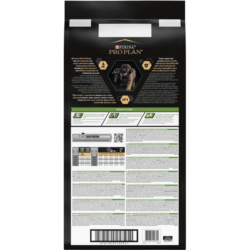 Purina Pro Plan Puppy Large Robust Healthy Start для цуценят з куркою 12 кг