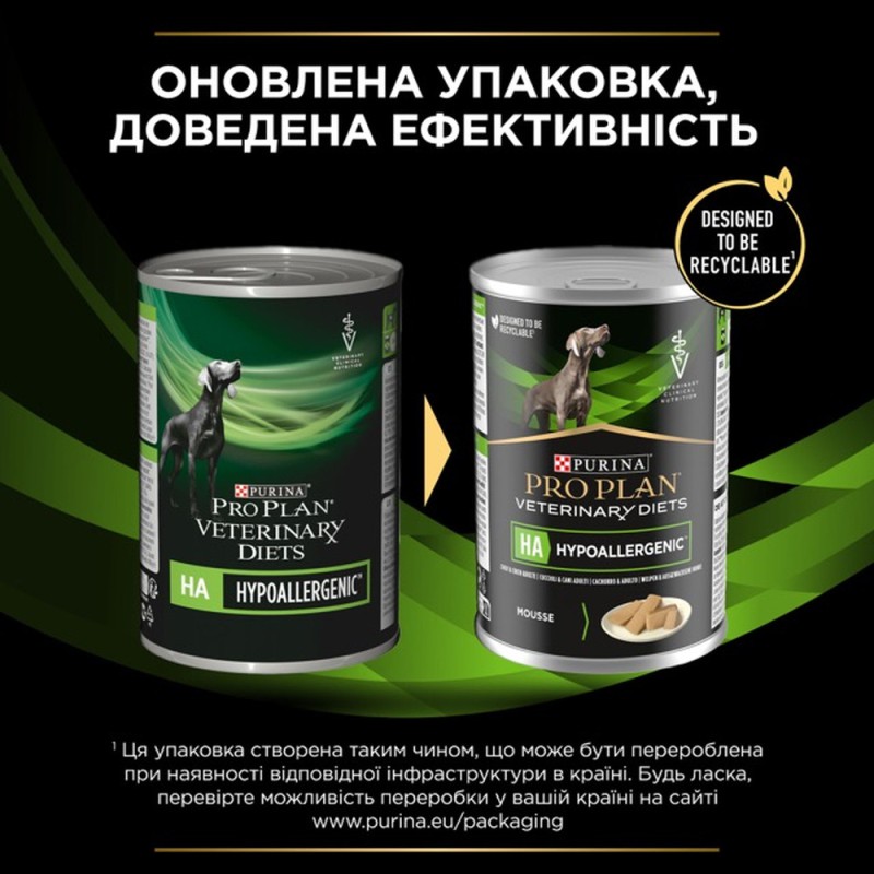 Purina Veterinary Diets HA Hypoallergenic Canine для собак 400 г