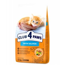 Клуб 4 Лапы Premium Kitten Salmon для котят с лососем 5 кг