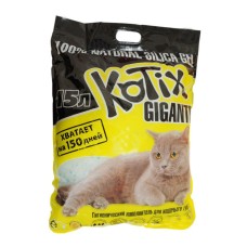 Наполнитель силикагелевый Kotix (Котикс) для кошачьего туалета 15 л