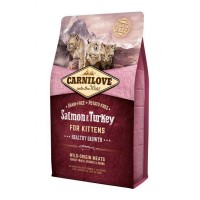Carnilove Salmon Turkey Kitten для котят c лососем и индейкой 6 кг