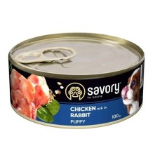 Savory Dog All breeds Puppy Chicken для цуценят з куркою 100 г